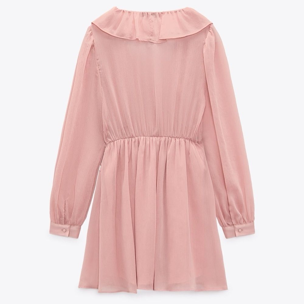 ZARA SHORT RUFFLED DRESS - Picture 4 of 5